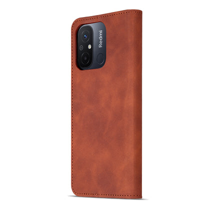 AZNS For Xiaomi Poco C55 4G / Redmi 11A 4G / Redmi 12C 4G Leather Phone Cover Stand Wallet Case