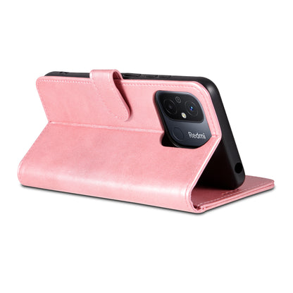 AZNS For Xiaomi Poco C55 4G / Redmi 11A 4G / Redmi 12C 4G Leather Phone Cover Stand Wallet Case
