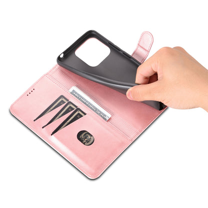 AZNS For Xiaomi Poco C55 4G / Redmi 11A 4G / Redmi 12C 4G Leather Phone Cover Stand Wallet Case