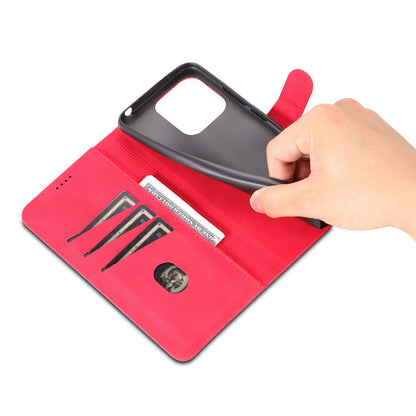 AZNS For Xiaomi Poco C55 4G / Redmi 11A 4G / Redmi 12C 4G Leather Phone Cover Stand Wallet Case