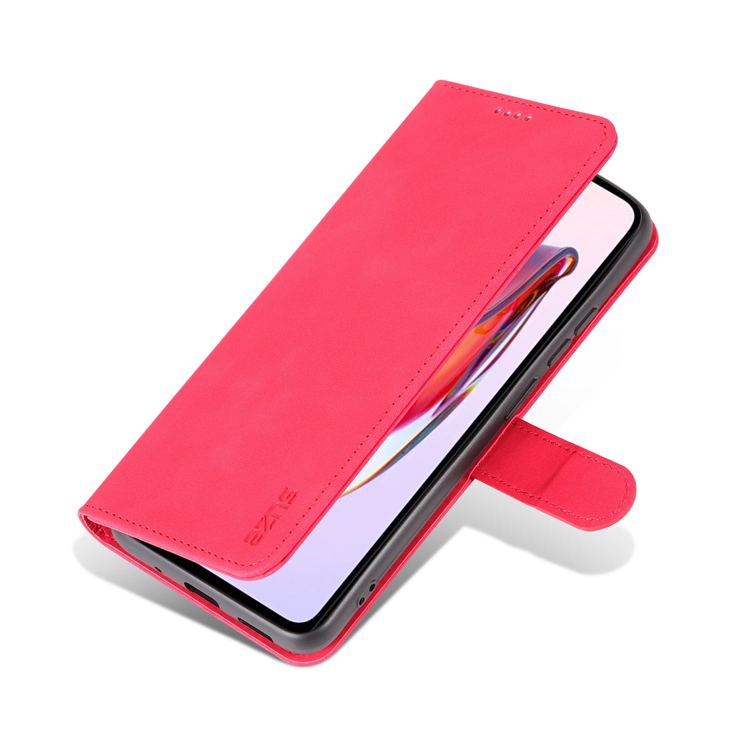 AZNS For Xiaomi Poco C55 4G / Redmi 11A 4G / Redmi 12C 4G Leather Phone Cover Stand Wallet Case