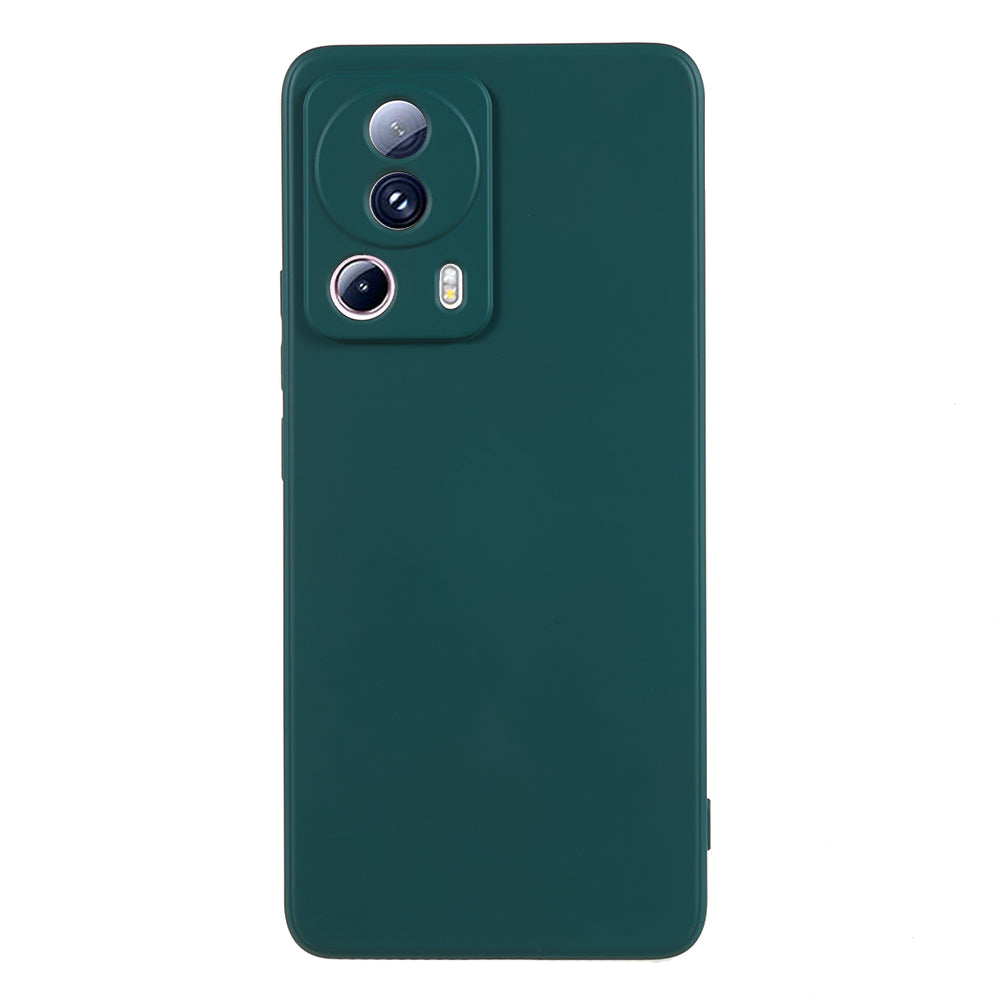 For Xiaomi 13 Lite / Civi 2 5G Rubberized TPU Shockproof Case Fiber Lining Soft Phone Cover