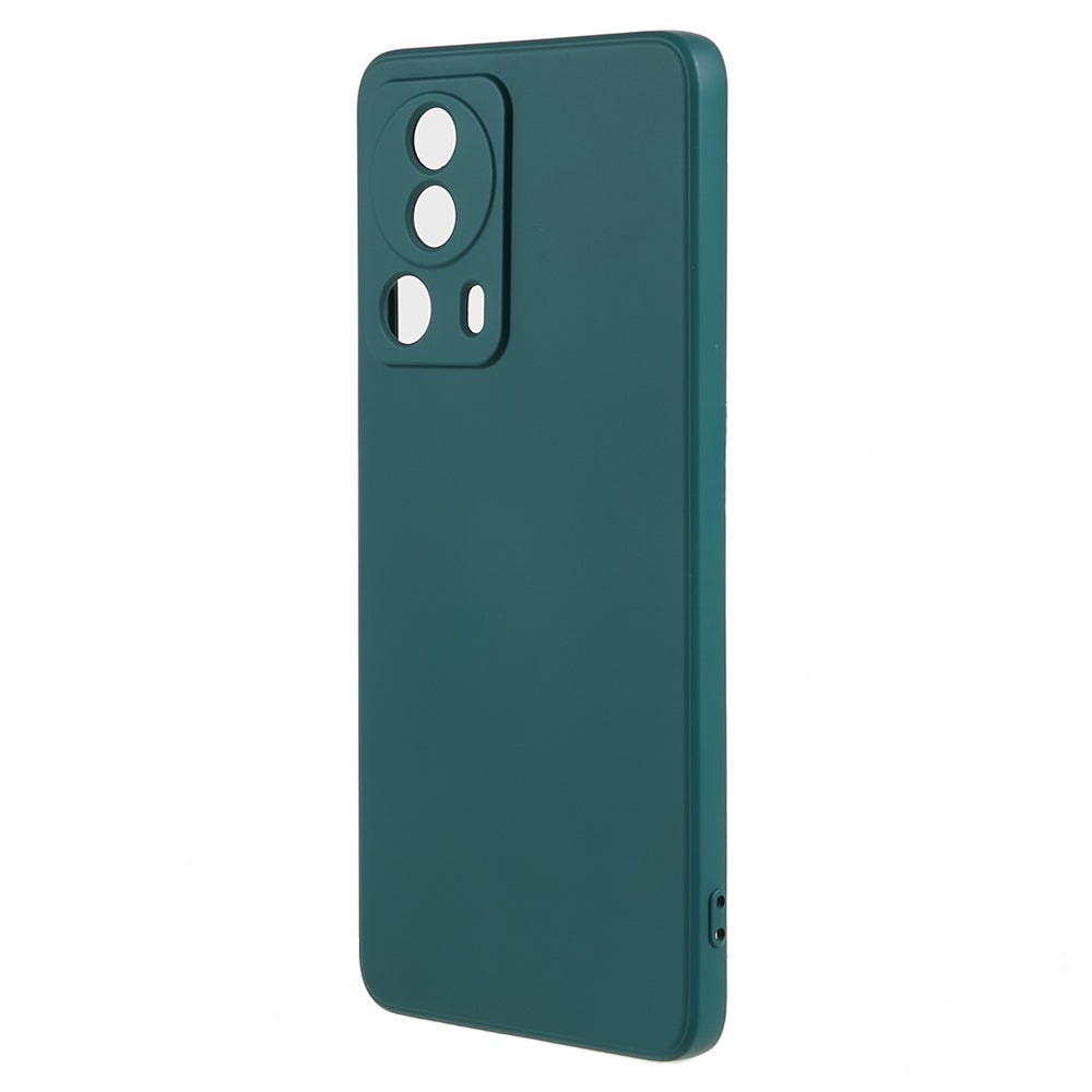 For Xiaomi 13 Lite / Civi 2 5G Rubberized TPU Shockproof Case Fiber Lining Soft Phone Cover