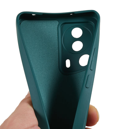 For Xiaomi 13 Lite / Civi 2 5G Rubberized TPU Shockproof Case Fiber Lining Soft Phone Cover