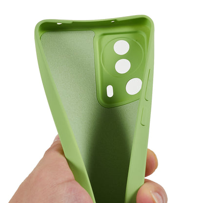 For Xiaomi 13 Lite / Civi 2 5G Rubberized TPU Shockproof Case Fiber Lining Soft Phone Cover