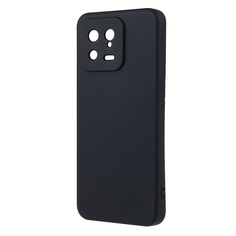 For Xiaomi 13 5G Anti-scratch TPU Phone Case Fiber Lining Rubberized Protective Cover