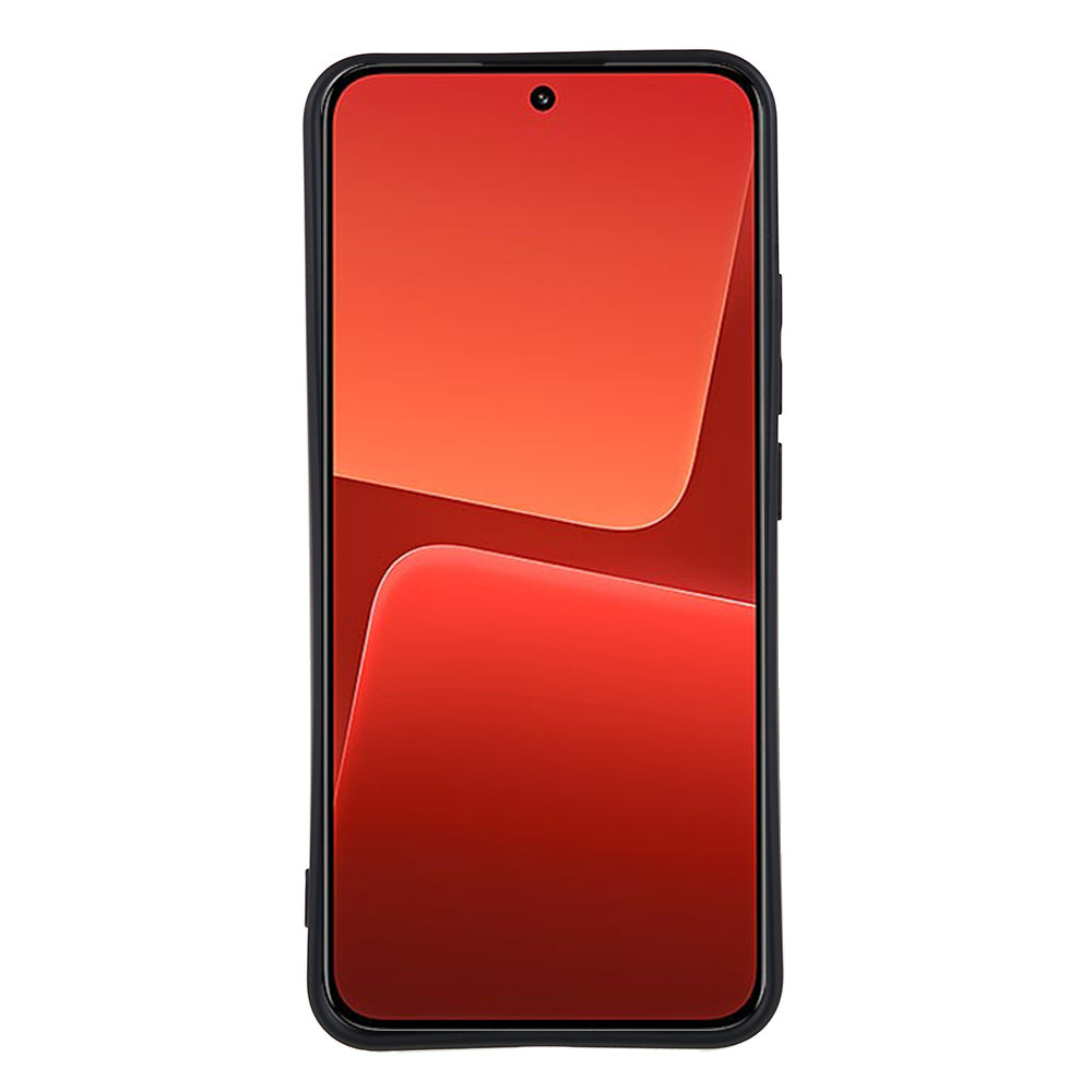 For Xiaomi 13 5G Anti-scratch TPU Phone Case Fiber Lining Rubberized Protective Cover
