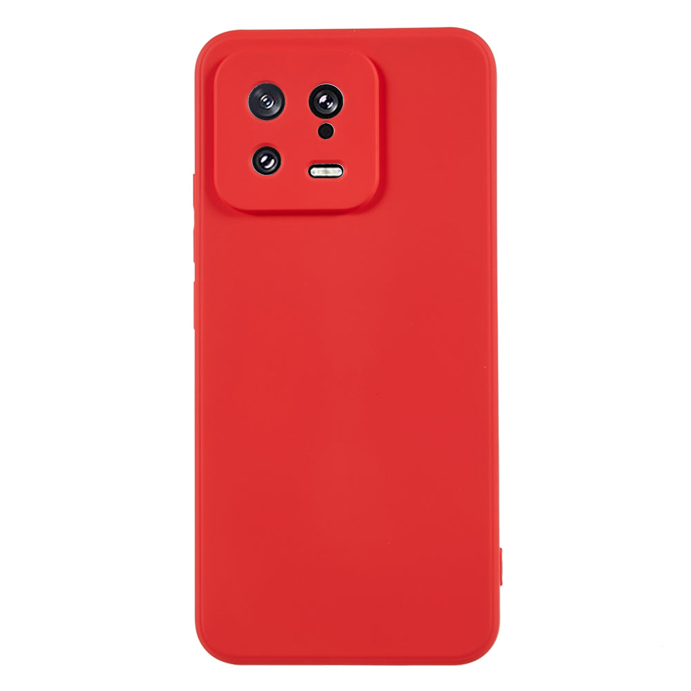For Xiaomi 13 5G Anti-scratch TPU Phone Case Fiber Lining Rubberized Protective Cover