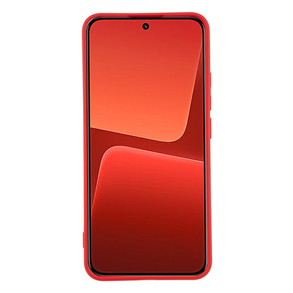 For Xiaomi 13 5G Anti-scratch TPU Phone Case Fiber Lining Rubberized Protective Cover