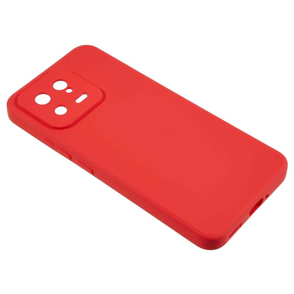 For Xiaomi 13 5G Anti-scratch TPU Phone Case Fiber Lining Rubberized Protective Cover