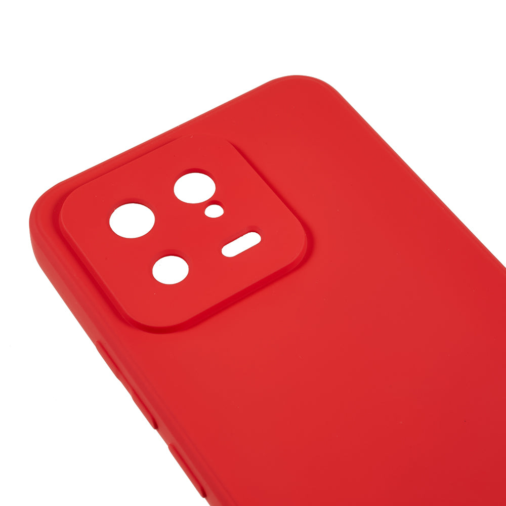 For Xiaomi 13 5G Anti-scratch TPU Phone Case Fiber Lining Rubberized Protective Cover
