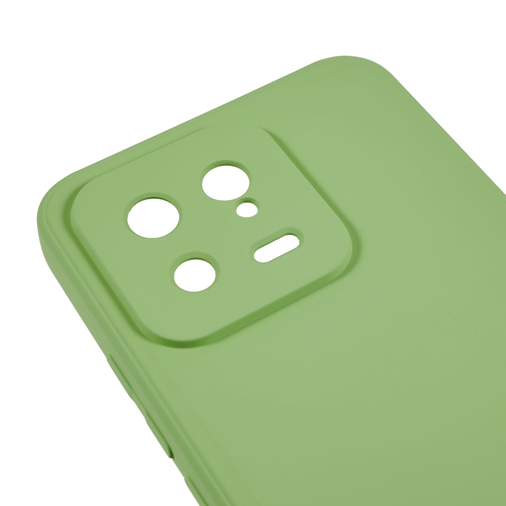 For Xiaomi 13 5G Anti-scratch TPU Phone Case Fiber Lining Rubberized Protective Cover