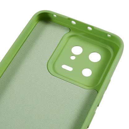 For Xiaomi 13 5G Anti-scratch TPU Phone Case Fiber Lining Rubberized Protective Cover