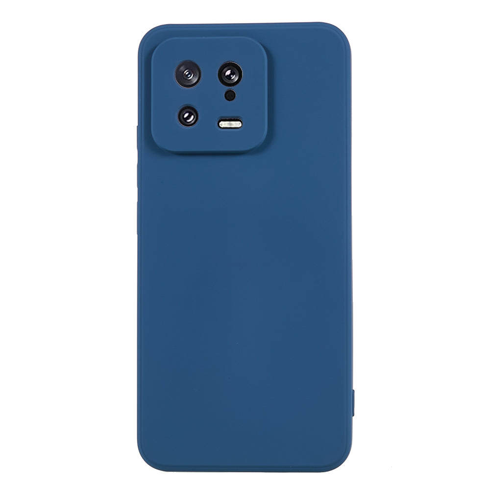 For Xiaomi 13 5G Anti-scratch TPU Phone Case Fiber Lining Rubberized Protective Cover