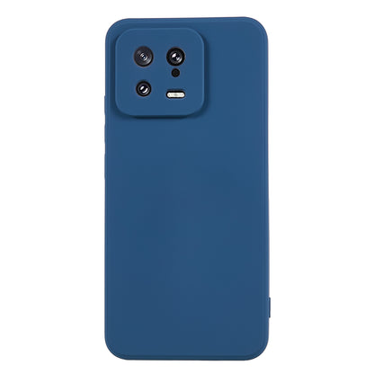 For Xiaomi 13 5G Anti-scratch TPU Phone Case Fiber Lining Rubberized Protective Cover