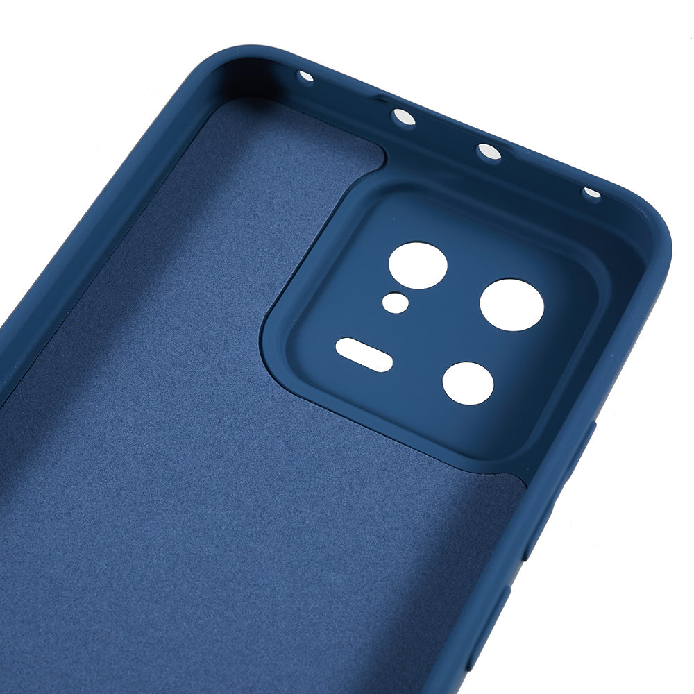 For Xiaomi 13 5G Anti-scratch TPU Phone Case Fiber Lining Rubberized Protective Cover