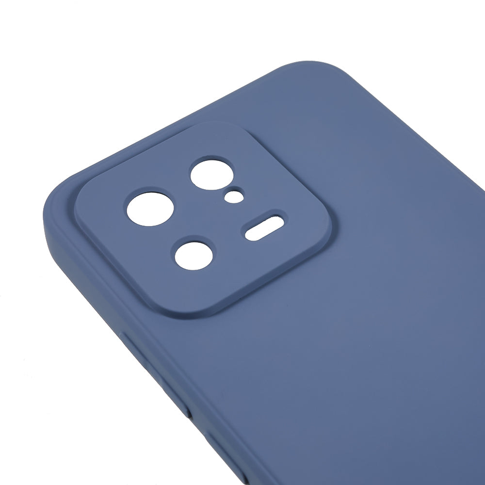 For Xiaomi 13 5G Anti-scratch TPU Phone Case Fiber Lining Rubberized Protective Cover
