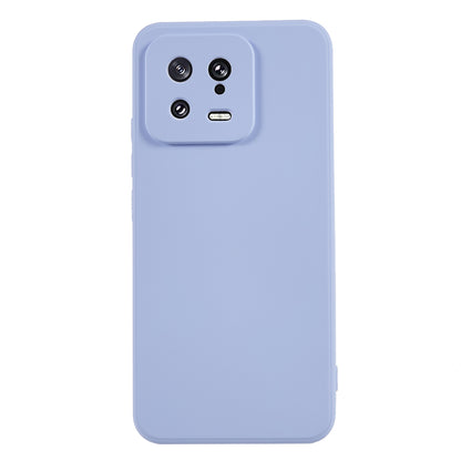 For Xiaomi 13 5G Anti-scratch TPU Phone Case Fiber Lining Rubberized Protective Cover