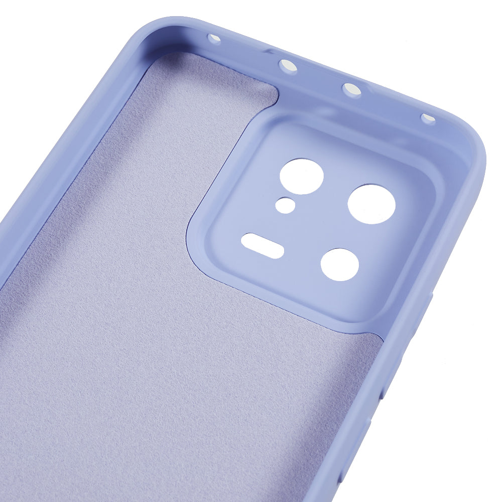 For Xiaomi 13 5G Anti-scratch TPU Phone Case Fiber Lining Rubberized Protective Cover