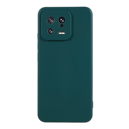 For Xiaomi 13 5G Anti-scratch TPU Phone Case Fiber Lining Rubberized Protective Cover
