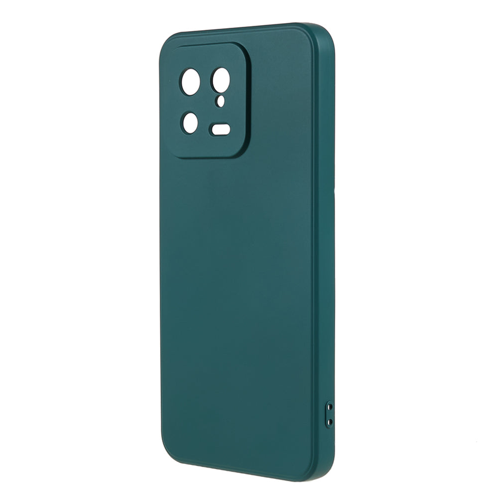 For Xiaomi 13 5G Anti-scratch TPU Phone Case Fiber Lining Rubberized Protective Cover