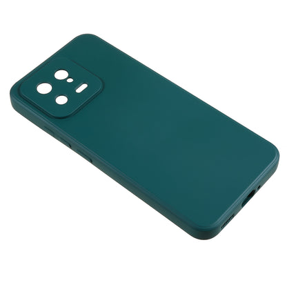 For Xiaomi 13 5G Anti-scratch TPU Phone Case Fiber Lining Rubberized Protective Cover