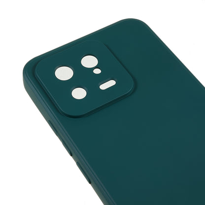 For Xiaomi 13 5G Anti-scratch TPU Phone Case Fiber Lining Rubberized Protective Cover