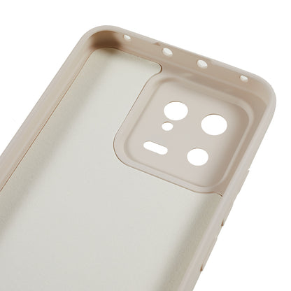 For Xiaomi 13 5G Anti-scratch TPU Phone Case Fiber Lining Rubberized Protective Cover