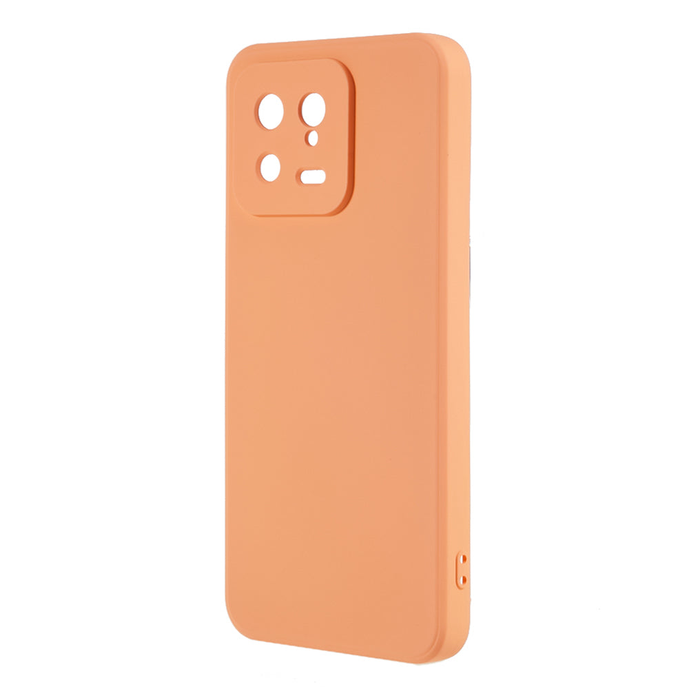 For Xiaomi 13 5G Anti-scratch TPU Phone Case Fiber Lining Rubberized Protective Cover