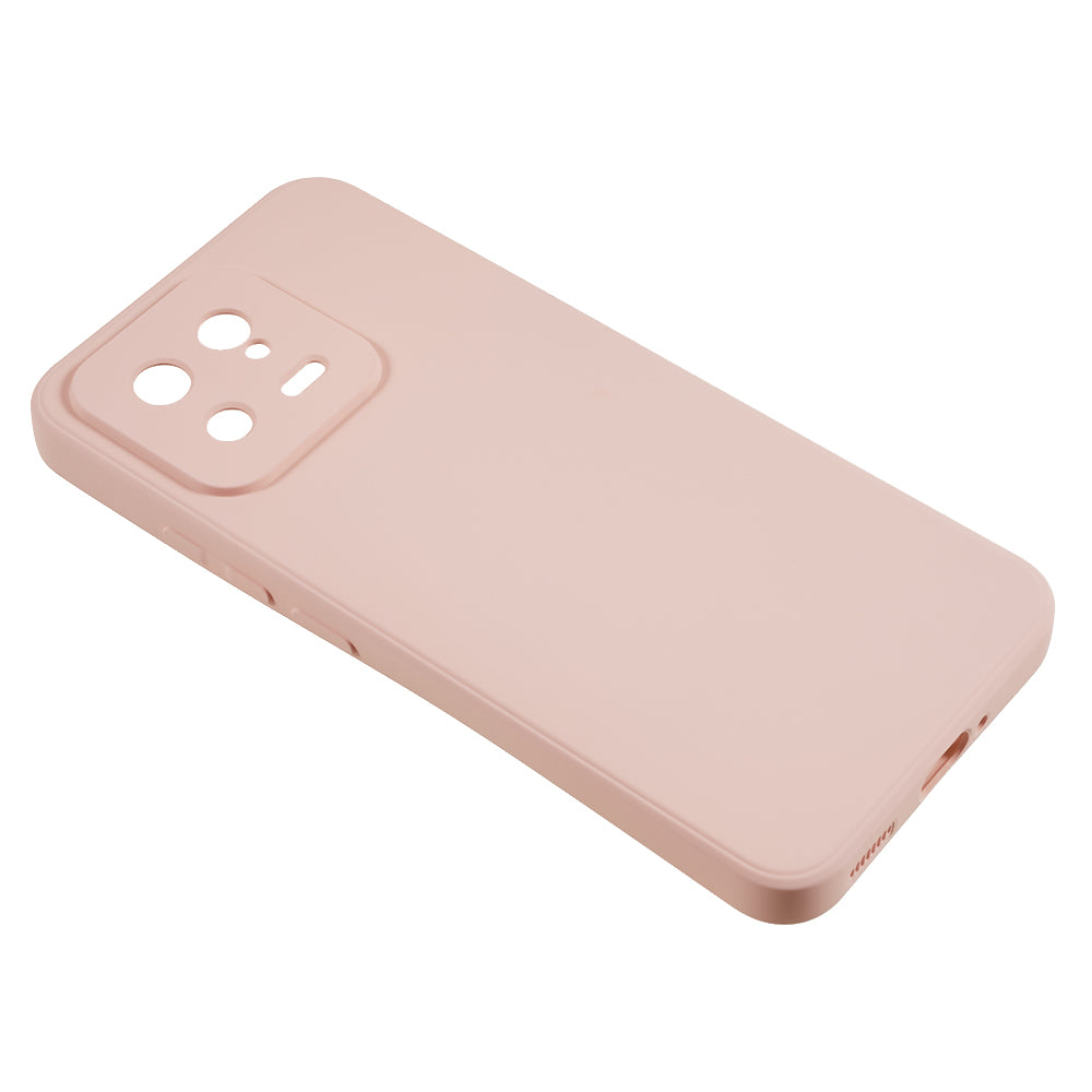 For Xiaomi 13 5G Anti-scratch TPU Phone Case Fiber Lining Rubberized Protective Cover