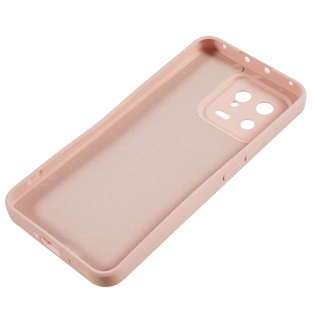 For Xiaomi 13 5G Anti-scratch TPU Phone Case Fiber Lining Rubberized Protective Cover