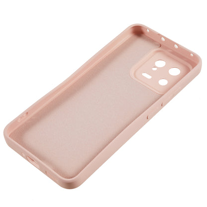 For Xiaomi 13 5G Anti-scratch TPU Phone Case Fiber Lining Rubberized Protective Cover