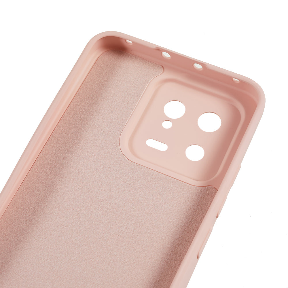 For Xiaomi 13 5G Anti-scratch TPU Phone Case Fiber Lining Rubberized Protective Cover