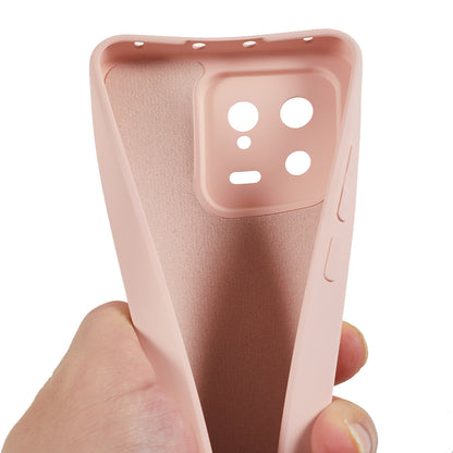 For Xiaomi 13 5G Anti-scratch TPU Phone Case Fiber Lining Rubberized Protective Cover