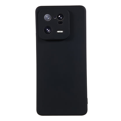 For Xiaomi 13 Pro 5G Soft TPU Shockproof Case Fiber Lining Rubberized Phone Cover