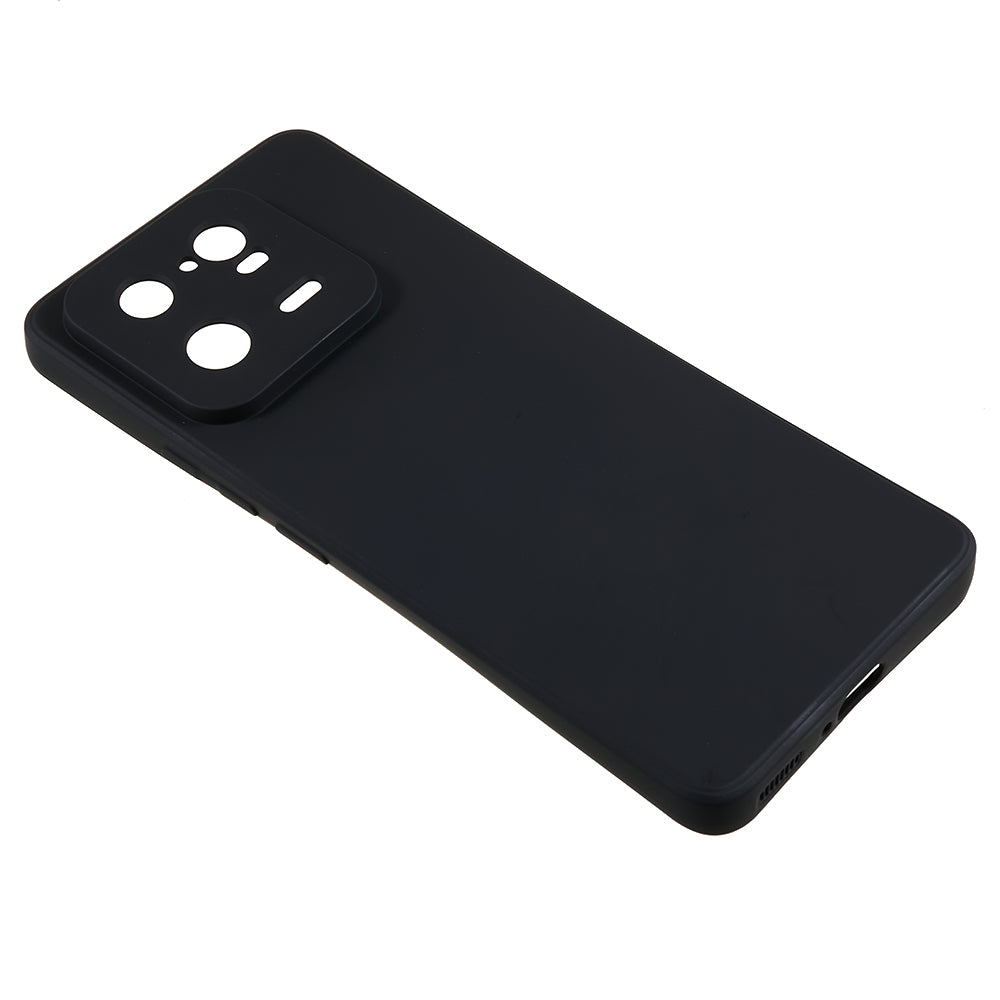 For Xiaomi 13 Pro 5G Soft TPU Shockproof Case Fiber Lining Rubberized Phone Cover