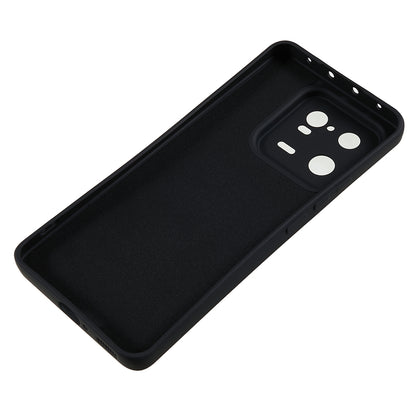 For Xiaomi 13 Pro 5G Soft TPU Shockproof Case Fiber Lining Rubberized Phone Cover