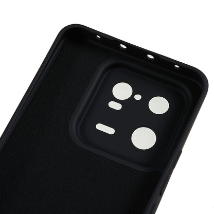 For Xiaomi 13 Pro 5G Soft TPU Shockproof Case Fiber Lining Rubberized Phone Cover