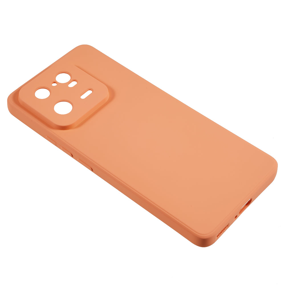 For Xiaomi 13 Pro 5G Soft TPU Shockproof Case Fiber Lining Rubberized Phone Cover