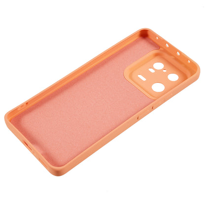 For Xiaomi 13 Pro 5G Soft TPU Shockproof Case Fiber Lining Rubberized Phone Cover