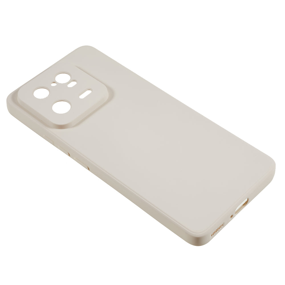 For Xiaomi 13 Pro 5G Soft TPU Shockproof Case Fiber Lining Rubberized Phone Cover
