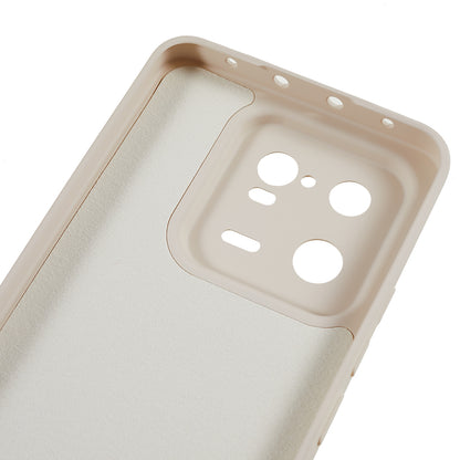 For Xiaomi 13 Pro 5G Soft TPU Shockproof Case Fiber Lining Rubberized Phone Cover