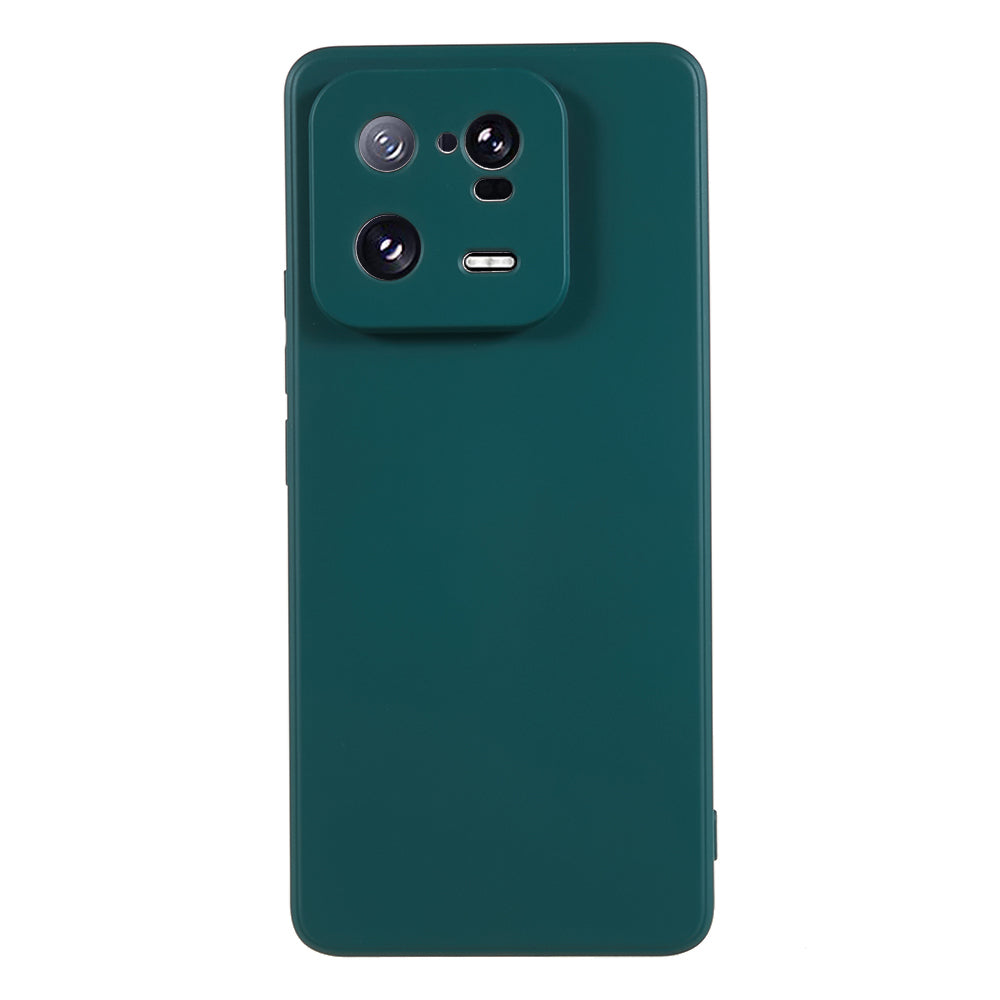 For Xiaomi 13 Pro 5G Soft TPU Shockproof Case Fiber Lining Rubberized Phone Cover