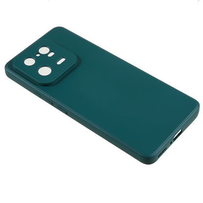 For Xiaomi 13 Pro 5G Soft TPU Shockproof Case Fiber Lining Rubberized Phone Cover