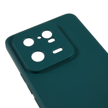 For Xiaomi 13 Pro 5G Soft TPU Shockproof Case Fiber Lining Rubberized Phone Cover