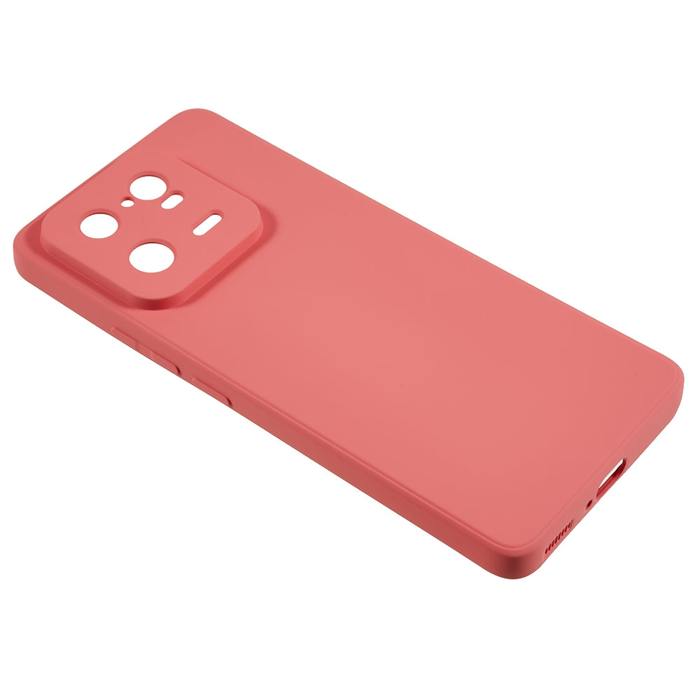 For Xiaomi 13 Pro 5G Soft TPU Shockproof Case Fiber Lining Rubberized Phone Cover