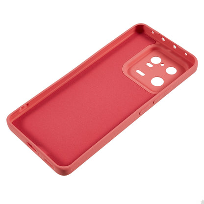 For Xiaomi 13 Pro 5G Soft TPU Shockproof Case Fiber Lining Rubberized Phone Cover