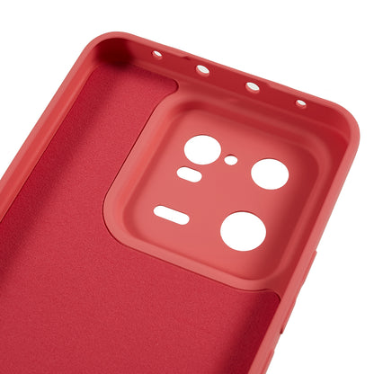 For Xiaomi 13 Pro 5G Soft TPU Shockproof Case Fiber Lining Rubberized Phone Cover