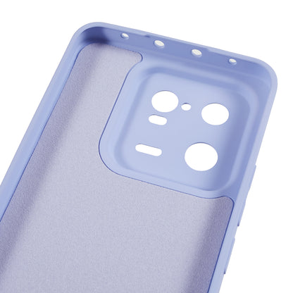 For Xiaomi 13 Pro 5G Soft TPU Shockproof Case Fiber Lining Rubberized Phone Cover