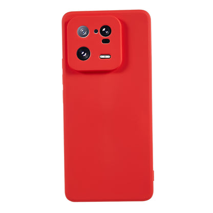 For Xiaomi 13 Pro 5G Soft TPU Shockproof Case Fiber Lining Rubberized Phone Cover